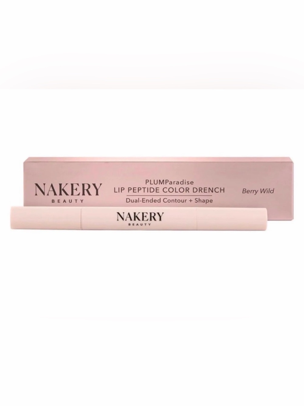 NIB PLUMParadise Lip Peptide Color Drench in Berry Wild
